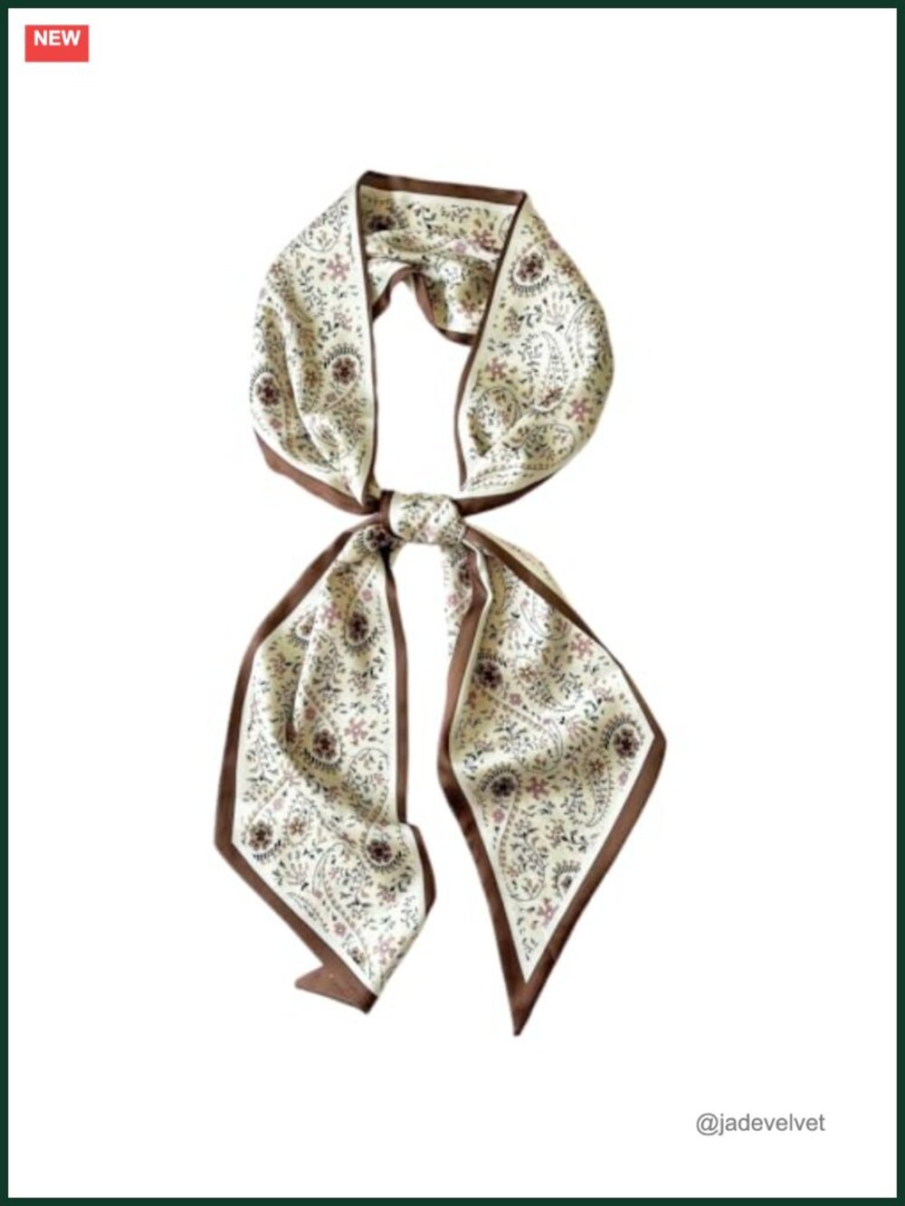 Silk Feel Polyester Head Scarf for Women Lightweight Neck Tie Fashion Headwrap